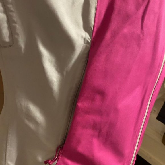 The North Face Hyvent Flash Dry Rain Jacket in Pink and Gray - Picture 7 of 8
